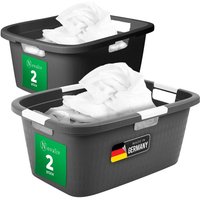 4x Novaliv Wäschekorb Wäschewanne-Set 2x 25L + 2x 40L 4x Novaliv Wäschekorb Wäschewanne-Set 2x 25L + 2x 40L von NOVALIV
