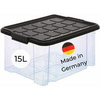 Novaliv - Aufbewahrungsbox 1x Aufbewahrungsbox, 1x Deckel - Transparent von NOVALIV