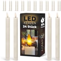 Novaliv - 24x Bad-Organizer Echtwachskerzen von NOVALIV