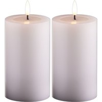 Novaliv - 2x LED-Kerze Echtwachskerzen mit led, mit Timerfunktion, ohne Batterien von NOVALIV
