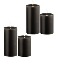 Novaliv - 2x LED-Kerze Echtwachskerzen mit led, mit Timerfunktion, ohne Batterien von NOVALIV