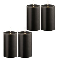 Novaliv - 4x LED-Kerze Echtwachskerzen mit led, mit Timerfunktion, ohne Batterien Novaliv - 4x LED-Kerze Echtwachskerzen mit led, mit Timerfunktion, ohne Batterien von NOVALIV