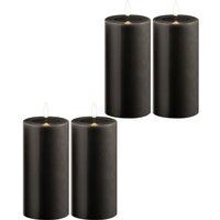 Novaliv - 4x LED-Kerze Echtwachskerzen mit led, mit Timerfunktion, ohne Batterien Novaliv - 4x LED-Kerze Echtwachskerzen mit led, mit Timerfunktion, ohne Batterien von NOVALIV