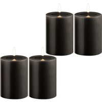 Novaliv - 4x LED-Kerze Echtwachskerzen mit led, mit Timerfunktion, ohne Batterien Novaliv - 4x LED-Kerze Echtwachskerzen mit led, mit Timerfunktion, ohne Batterien von NOVALIV