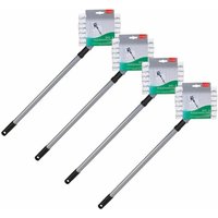 Novaliv - 4x Wischmopp 100% Polyester, bis 40°C waschbar von NOVALIV