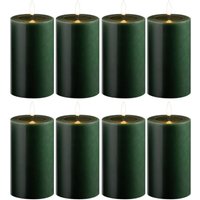 Novaliv - 8x LED-Kerze Echtwachskerzen mit led, mit Timerfunktion, ohne Batterien Novaliv - 8x LED-Kerze Echtwachskerzen mit led, mit Timerfunktion, ohne Batterien von NOVALIV