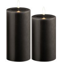 Novaliv LED-Kerze Echtwachskerzen mit LED, mit Timerfunktion, ohne Batterien von NOVALIV