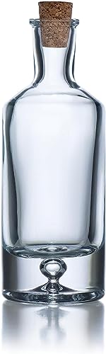 NOVANETUS DROP 9 Stück x Kleine Flaschen mit Korken und Tropfen im Boden - 50ml, Glas Flaschen zur Aufbewahrung (Set - 9er Pack) Vorratsdosen Luftdicht für Hochzeitsgeschenke Gewürzgläser von NOVANETUS