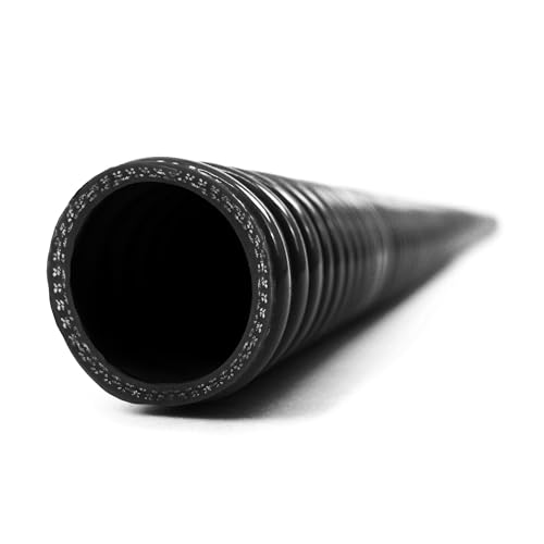 NovaNox® Superflex Silikonschlauch Drahteinlage Ø 13mm bis 54mm Größe wählbar, Innendurchmesser:Ø 13 mm, Farbe:Schwarz von NOVANOX GERMAN ENGINEERING