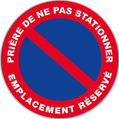 Novap 4060316 Hinweisschild, weiß (französische Version) von NOVAP
