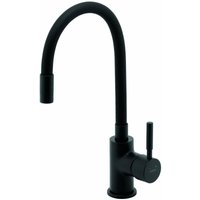 Novaservis - Ferro - Spültischarmatur mit flexiblem Arm, schwarz matt 70710,5 von NOVASERVIS