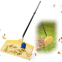 Gartenpflege-Sets Laubrechen mit Teleskopstiel - Novatool von NOVATOOL