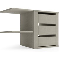 Novel Schrankeinteilung SALIGO, Holznachbildung von NOVEL