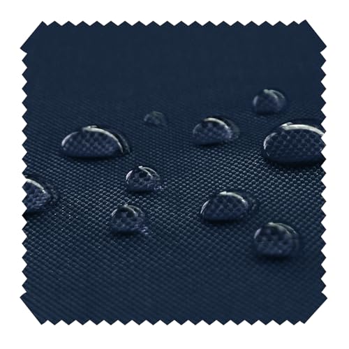 novely® OXFORD BIG 600D - Wasserfester Outdoorstoff - Robuster Polsterstoff - Wasserdichter Möbelstoff - Waterproof Meterware 1 lfm 25 Navy Dunkelblau von NOVELY