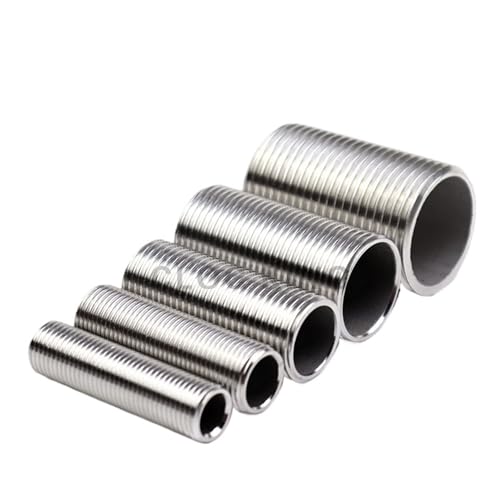 1/4" 3/8" 1/2" 3/4" 1" 1-1/2“ BSPT Außengewinde 304 Edelstahl Vollgewinde Nippel Rohrverschraubung Verbindungsstück Adapter Außengewinde(Length 100mm,1-1/4") von NOVFDLOP