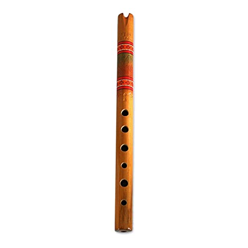 NOVICA Handcrafted Wood Andean Quena Flute with Carrying Case, 'Peace Flute' von NOVICA