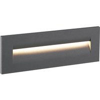 Einbauleuchte Wand Amberes Ip65 Led Smd 9w 760lm Cri80 3000k 42º Anthrazit von NOVOLUX