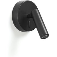 Wandleuchte lesertilt MINIMAL LED SMD 3W CRI80 3000K schwarz von NOVOLUX