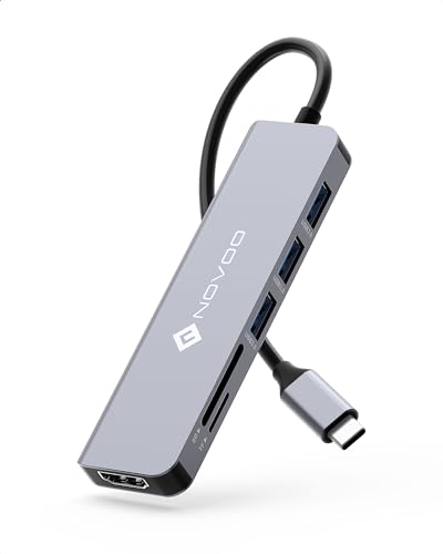 NOVOO USB C auf HDMI 4K Adapter, USB C Hub auf USB, SD/TF Player NOVOO USB C auf HDMI 4K Adapter, USB C Hub auf USB, SD/TF Player von NOVOO