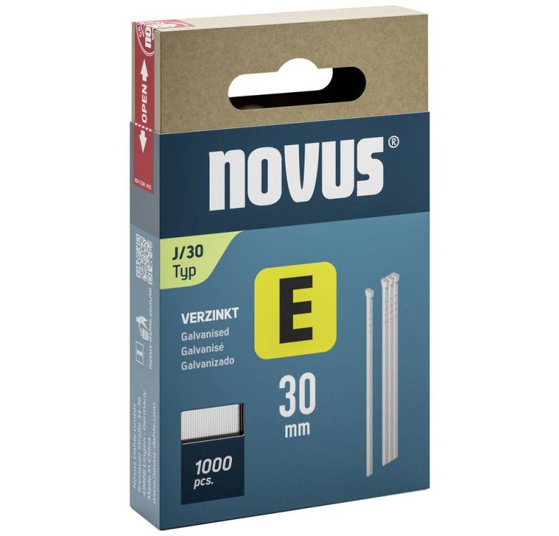 NOVUS Handtacker Novus Tools 044-0092 Tackernägel Typ J Produktabmessung, Länge 30 mm 1 von NOVUS
