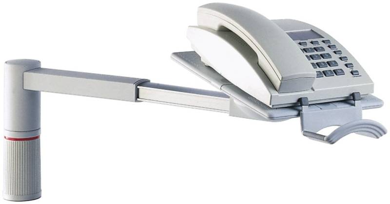 NOVUS Schwenkarm Telefon-Schwenkarm ScopeMaster - Telefonschwenker, lichtgrau, 2 kg von NOVUS