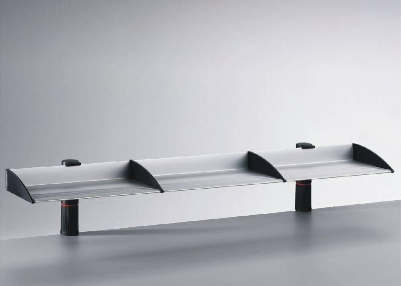 NOVUS Tischaufsatz Ablageboard Board Master einfach 100cm Zwinge anthrazit von NOVUS