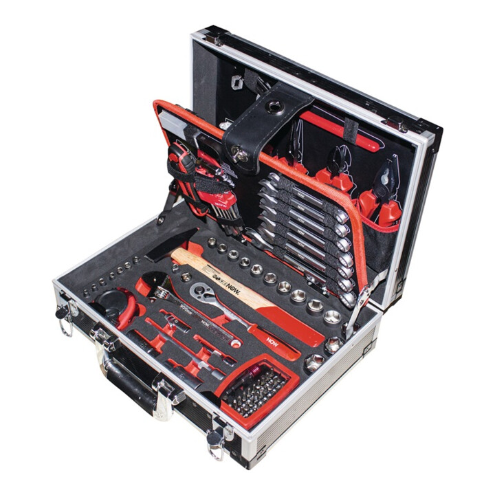 B-Ware Now Werkzeugsortiment Werkzeugset Heimwerker Set 105tlg Aluminiumrahmen Koffer B-Ware Now Werkzeugsortiment Werkzeugset Heimwerker Set 105tlg Aluminiumrahmen Koffer von NOW