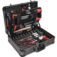 NOW - Werkzeugsortiment 136-teilig im Aluminium Rahmenkoffer inkl. Akkuschrauber von NOW