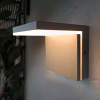 Außenwandlampe Fassadenleuchte Haustürlampe anthrazit Alu Gartenleuchte h 14,5cm von NOWA
