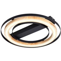 Deckenlampe Deckenleuchte Wohnzimmerlampe natur Bambuslampe dimmbar led d 46 cm von NOWA