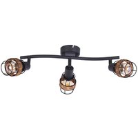 Deckenlampe Wohnzimmerleuchte Flurleuchte 3 Flammig Spots beweglich L 40 cm von NOWA