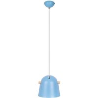 Hängelampe Pendelleuchte Esszimmerleuchte holzoptik Metall blau E27 Retro Küche Hängelampe Pendelleuchte Esszimmerleuchte holzoptik Metall blau E27 Retro Küche von NOWA