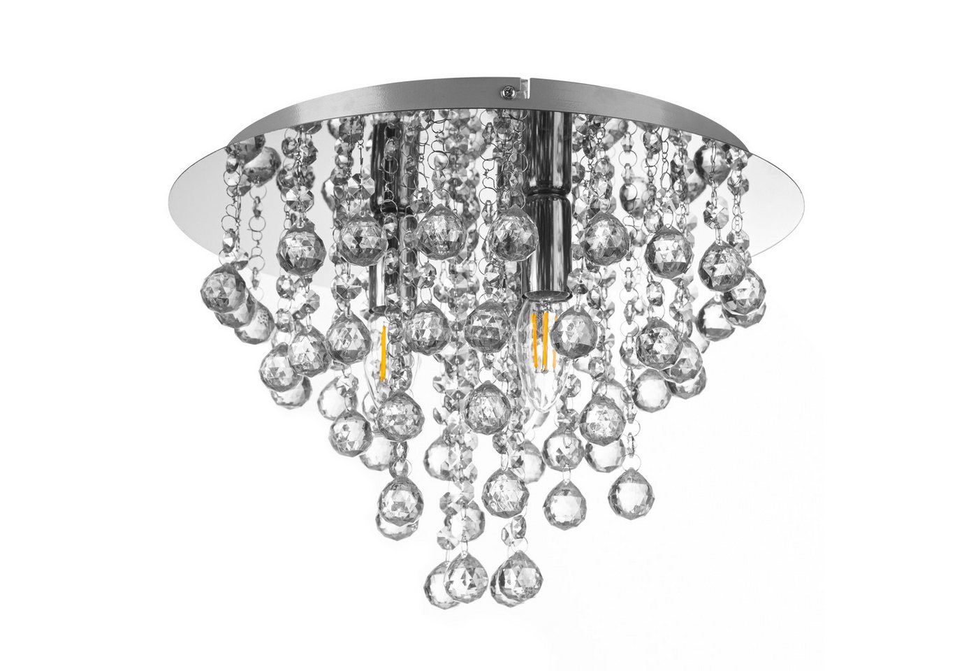 NOWA Deckenleuchte LONDON, ohne Leuchtmittel, Deckenlampe Wohnzimmer-Leuchte Schlafzimmer-Leuchte Flur Küche von NOWA