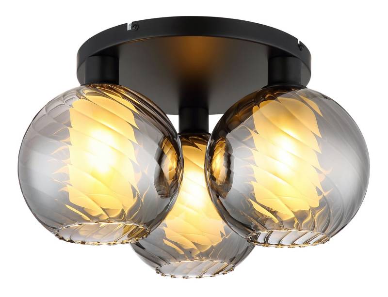 NOWA Deckenleuchte ULF, ohne Leuchtmittel, Deckenlampe Wohnzimmer-Leuchte Schlafzimmer-Leuchte Flur Küche von NOWA