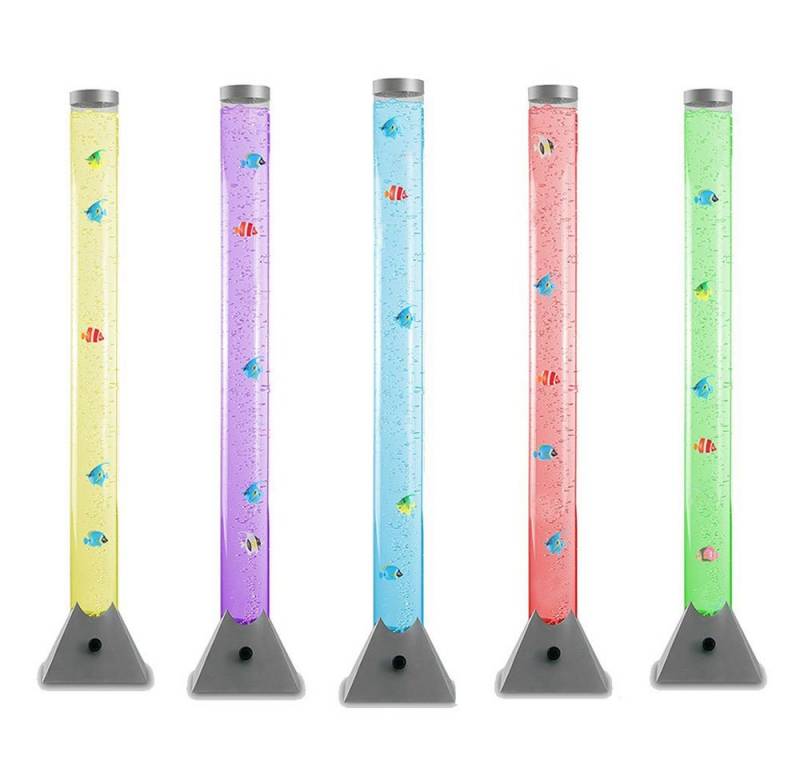 NOWA LED Stehlampe, LED-Leuchtmittel fest verbaut, RGB LED Steh Lampe Deko Fische Sprudel Wasser Ess Zimmer Stand Säule NOWA LED Stehlampe, LED-Leuchtmittel fest verbaut, RGB LED Steh Lampe Deko Fische Sprudel Wasser Ess Zimmer Stand Säule von NOWA