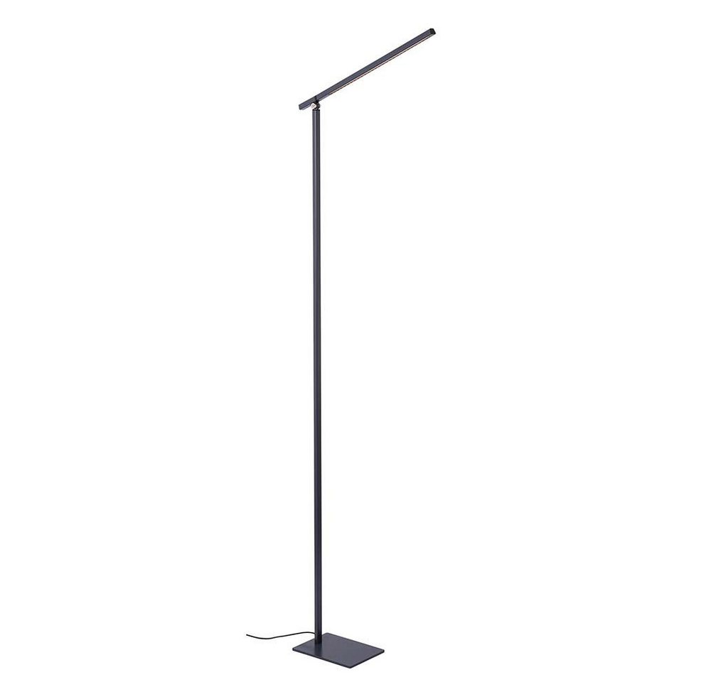 NOWA LED Stehlampe, LED-Leuchtmittel fest verbaut, Warmweiß, Stehlampe Stehleuchte Touchdimmer Beistelllampe anthrazit LED H 145 cm von NOWA