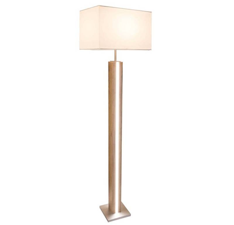 NOWA LED Stehlampe, LED-Leuchtmittel fest verbaut, Warmweiß, Stehlampe Stehleuchte Wohnzimmerlampe Eiche Beistelllampe LED von NOWA