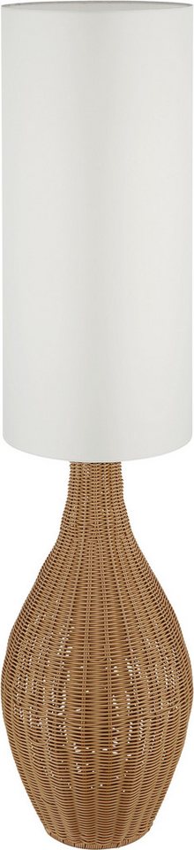 NOWA Stehlampe ANKO, ohne Leuchtmittel, Stehleuchte, Rattan-Optik, Wohnzimmer, Schlafzimmer, Flur von NOWA