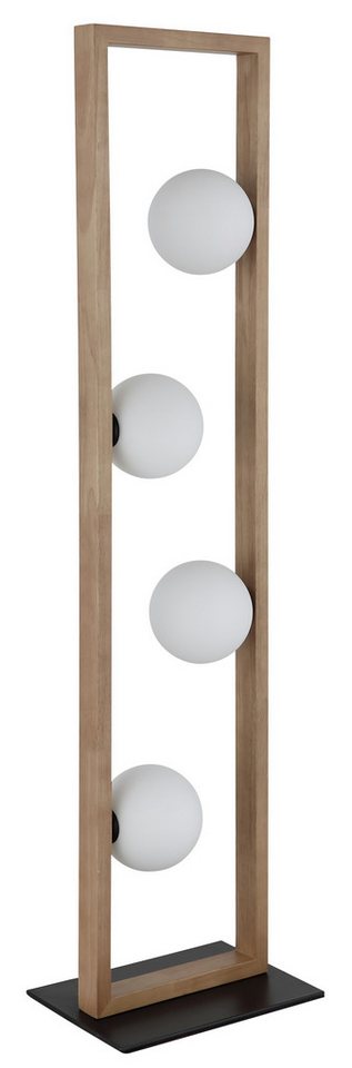 NOWA Stehlampe NANDA, ohne Leuchtmittel, Stehleuchte, Glaskugeln opal, Wohnzimmer, Schlafzimmer, Flur von NOWA