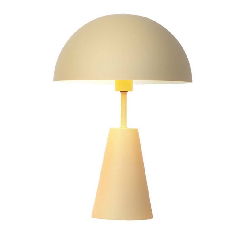 NOWA LED Tischleuchte, Leuchtmittel inklusive, Warmweiß, Tischlampe Nachttischlampe Pilz Wohnzimmerlampe sandfarben LED H 36 cm von NOWA