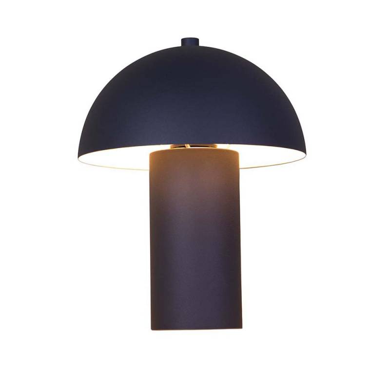 NOWA Schreibtischlampe, Leuchtmittel nicht inklusive, Tischlampe Tischleuchte Nachttischleuchte Leselampe schwarz H 26 cm von NOWA
