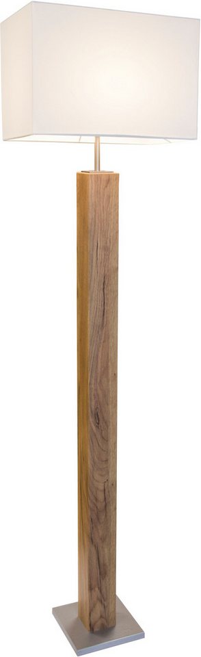 NOWA Stehlampe GUMP, ohne Leuchtmittel, Stehleuchte, Eiche, Textil, Schlafzimmer, Wohnzimmer, Flur von NOWA