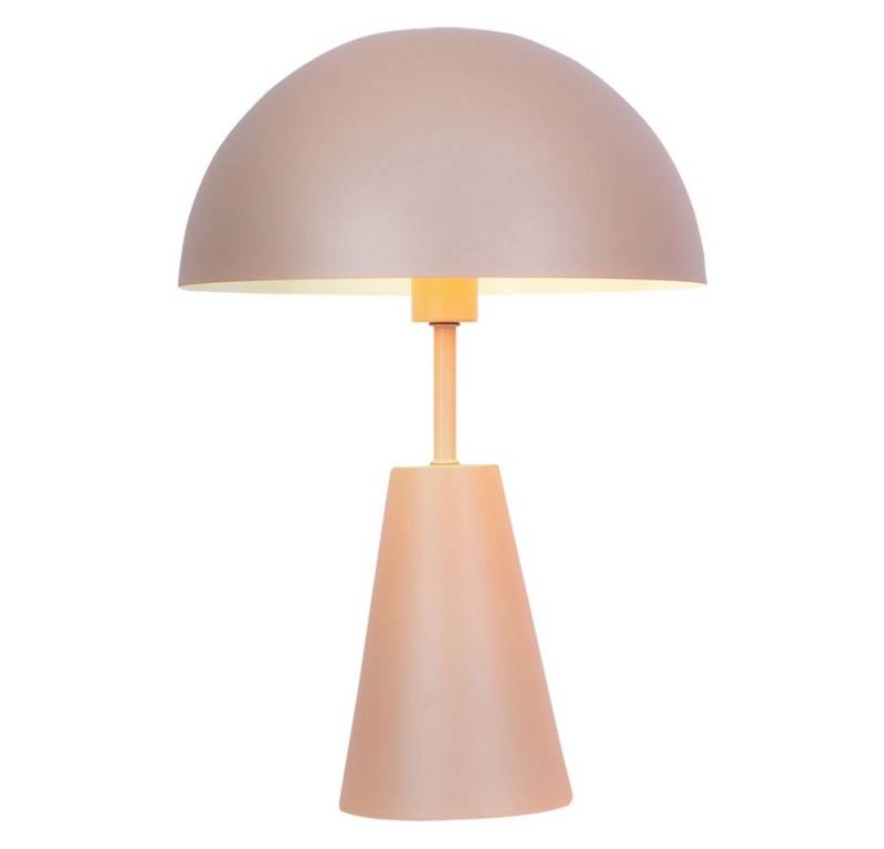 NOWA Tischleuchte, Leuchtmittel nicht inklusive, Tischlampe Pilz Nachttischleuchte Wohnzimmerlampe champagner H 36 cm von NOWA