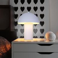 Tischlampe weiß matt Nachttischlampe Tischleuchte Wohnzimmerlampe Schlafzimmerleuchte, Metall, 1x E14, DxH 20 x 26 cm Tischlampe weiß matt Nachttischlampe Tischleuchte Wohnzimmerlampe Schlafzimmerleuchte, Metall, 1x E14, DxH 20 x 26 cm von NOWA