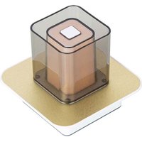 Tischlampe Tischleuchte Beistellleuchte LED Touchdimmer gold Akku rauch L 12 cm Tischlampe Tischleuchte Beistellleuchte LED Touchdimmer gold Akku rauch L 12 cm von NOWA