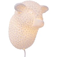 Wandlampe Wandleuchte Schlafzimmerlampe E14 Porzellan Schaf weiß Flurlampe Wandlampe Wandleuchte Schlafzimmerlampe E14 Porzellan Schaf weiß Flurlampe von NOWA