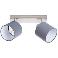 Wohnzimmerleuchte Deckenlampe Flurleuchte 2 Flammig Spots verstellbar E14 B 25cm Wohnzimmerleuchte Deckenlampe Flurleuchte 2 Flammig Spots verstellbar E14 B 25cm von NOWA