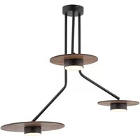 [GEBRAUCHT] Nowodvorski Lighting Deckenleuchte Disk Mit Holzelementen Dreiflammig Gx53 Spot B-Ware von NOWODVORSKI-LIGHTING
