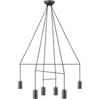 [GEBRAUCHT] Nowodvorski Lighting Hängelampe Imbria Hängeleuchte 6 Flammig Länge 93cm Schwarz B-Ware von NOWODVORSKI-LIGHTING