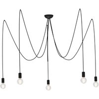 [GEBRAUCHT] Nowodvorski Lighting Hängeleuchte Spider In Schwarz Fünfflammig Deckenlampe Spot B-Ware von NOWODVORSKI-LIGHTING